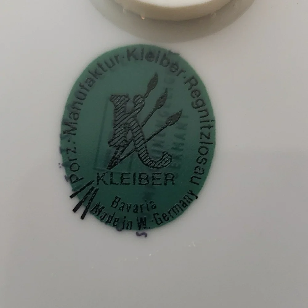 Vtg Kleiber Bavavarian Souvenir Plate - Frankfurt a. Main - 7.5